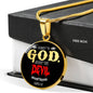Christian Gift Submit To God Circle Necklace Stainless Steel or 18k Gold 18-22" - Express Your Love Gifts