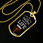 Christian Jesus Is The Way Necklace Stainless Steel or 18k Gold Dog Tag 24" Chain-Express Your Love Gifts