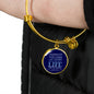 Christian John 15:13 For His Friends Circle Bangle Bracelet Stainless Steel or 18k Gold" - Express Your Love Gifts