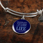 Christian John 15:13 For His Friends Circle Bangle Bracelet Stainless Steel or 18k Gold" - Express Your Love Gifts