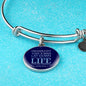 Christian John 15:13 For His Friends Circle Bangle Bracelet Stainless Steel or 18k Gold" - Express Your Love Gifts