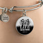 Christian John 15:13 Greater Love Circle Bangle Bracelet Stainless Steel or 18k Gold" - Express Your Love Gifts