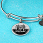 Christian John 15:13 Greater Love Circle Bangle Bracelet Stainless Steel or 18k Gold" - Express Your Love Gifts