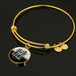 Christian John 15:13 Greater Love Circle Bangle Bracelet Stainless Steel or 18k Gold" - Express Your Love Gifts