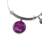 Christian Saved By Grace Circle Bangle Bracelet Stainless Steel or 18k Gold" - Express Your Love Gifts