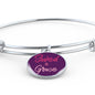 Christian Saved By Grace Circle Bangle Bracelet Stainless Steel or 18k Gold" - Express Your Love Gifts