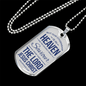 Citizenship In Heaven Necklace Stainless Steel or 18k Gold Dog Tag 24" Chain-Express Your Love Gifts