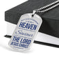 Citizenship In Heaven Necklace Stainless Steel or 18k Gold Dog Tag 24" Chain-Express Your Love Gifts