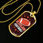 Cleveland Fan Football Gift Stainless Steel or 18k Gold Dog Tag 24" Chain-Express Your Love Gifts