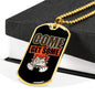 Come Get Some Necklace Stainless Steel or 18k Gold Dog Tag 24" Chain-Express Your Love Gifts
