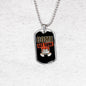 Come Get Some Necklace Stainless Steel or 18k Gold Dog Tag 24" Chain-Express Your Love Gifts