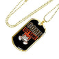 Come Get Some Necklace Stainless Steel or 18k Gold Dog Tag 24" Chain-Express Your Love Gifts