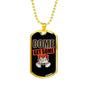 Come Get Some Necklace Stainless Steel or 18k Gold Dog Tag 24" Chain-Express Your Love Gifts