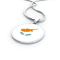 Cyprus Flag Necklace Cyprus Flag Stainless Steel or 18k Gold 18-22" - Express Your Love Gifts