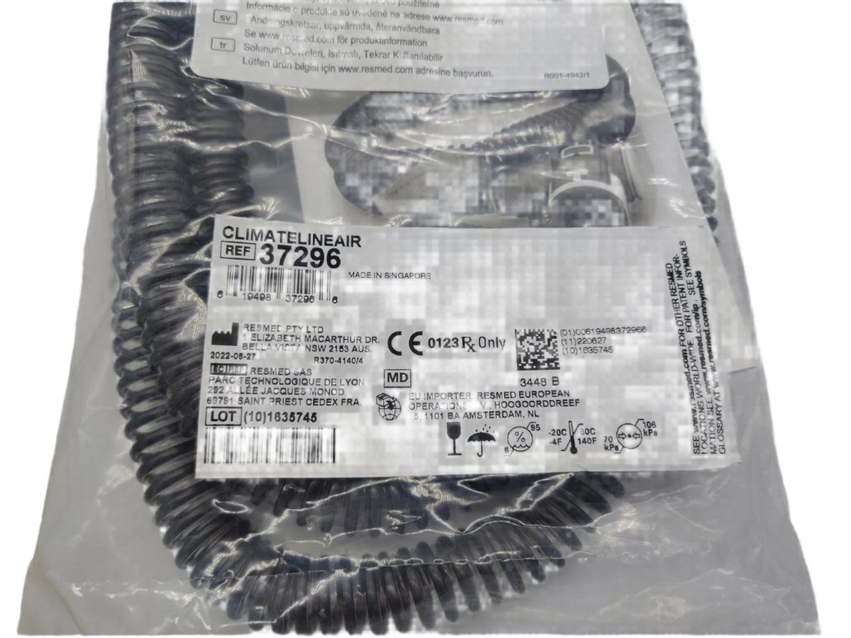 ResMed ClimateLine Air Heated CPAP Tubing 37296 | 6 ft 6 in Hose | Pack of 5 (New Sealed)-Express Your Love Gifts
