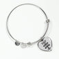 Dad A Son'S First Hero Stainless Steel or 18k Gold Heart Bangle Bracelet - Express Your Love Gifts