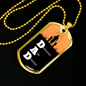 DAD Dedicated And Devoted Necklace Stainless Steel or 18k Gold Dog Tag w 24" Chain-Express Your Love Gifts