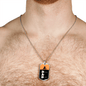 DAD Dedicated And Devoted Necklace Stainless Steel or 18k Gold Dog Tag w 24" Chain-Express Your Love Gifts