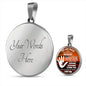 Dad Gift Circle Necklace Stainless Steel or 18k Gold 18-22" Father Gift - Express Your Love Gifts