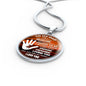 Dad Gift Circle Necklace Stainless Steel or 18k Gold 18-22" Father Gift - Express Your Love Gifts