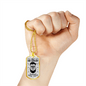 Dad Gift Coolest Dad Ever Stainless Steel or 18k Gold Dog Tag 24" Chain-Express Your Love Gifts