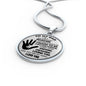 Dad Necklace Gift Dad Greatest Motivation Necklace Stainless Steel or 18k Gold Heart Pendant 18-22" Gift For Father - Express Your Love Gifts