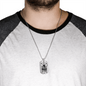 Dad Not Just Any Man Stainless Steel or 18k Gold Dog Tag 24" Chain-Express Your Love Gifts