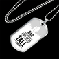 Dad You Are Someone Necklace Stainless Steel or 18k Gold Dog Tag 24" Chain-Express Your Love Gifts