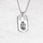 Dad You Are Someone Necklace Stainless Steel or 18k Gold Dog Tag 24" Chain-Express Your Love Gifts