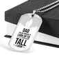 Dad You Are Someone Necklace Stainless Steel or 18k Gold Dog Tag 24" Chain-Express Your Love Gifts