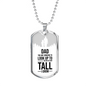 Dad You Are Someone Necklace Stainless Steel or 18k Gold Dog Tag 24" Chain-Express Your Love Gifts