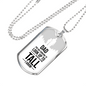 Dad You Are Someone Necklace Stainless Steel or 18k Gold Dog Tag 24" Chain-Express Your Love Gifts