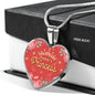 Daddy'S Princess Necklace Stainless Steel or 18k Gold Heart Pendant 18-22"-Express Your Love Gifts