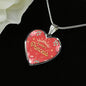 Daddy'S Princess Necklace Stainless Steel or 18k Gold Heart Pendant 18-22"-Express Your Love Gifts