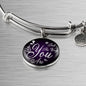 Daughter Gift Girlfriend Gift Just The Way You Are Bracelet Bracelet Stainless Steel or 18k Gold" - Express Your Love Gifts
