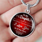 Daughter-In-Law Necklace Circle Pendant Stainless Steel or 18k Gold 18-22" - Express Your Love Gifts