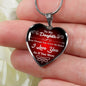 Daughter-In-Law Necklace Gift Stainless Steel or 18k Gold Heart Pendant 18-22" - Express Your Love Gifts