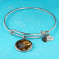 Dear Mom I Love You Circle Bangle Bracelet Bracelet Stainless Steel or 18k Gold" - Express Your Love Gifts