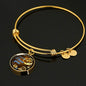 Dear Mom I Love You Circle Bangle Bracelet Bracelet Stainless Steel or 18k Gold" - Express Your Love Gifts