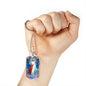 Divine Mercy Catholic Necklace Stainless Steel or 18k Gold Dog Tag 24" Chain-Express Your Love Gifts
