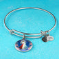 Divine Mercy Catholic Prayer Bracelet Bangle Bracelet Stainless Steel or 18k Gold" - Express Your Love Gifts