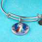 Divine Mercy Catholic Prayer Bracelet Bangle Bracelet Stainless Steel or 18k Gold" - Express Your Love Gifts
