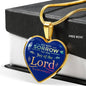 Do Not Sorrow Christian Necklace Gift Stainless Steel or 18k Gold Heart Pendant 18-22" - Express Your Love Gifts