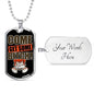 Dog Necklace Get Some Stainless Steel or 18k Gold Dog Tag 24" Chain-Express Your Love Gifts