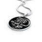 Draw Close To God Bible Verse Circle Necklace Stainless Steel or 18k Gold 18-22"-Express Your Love Gifts