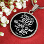 Draw Close To God Bible Verse Circle Necklace Stainless Steel or 18k Gold 18-22"-Express Your Love Gifts