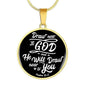 Draw Close To God Bible Verse Circle Necklace Stainless Steel or 18k Gold 18-22"-Express Your Love Gifts
