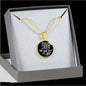 Draw Close To God Bible Verse Circle Necklace Stainless Steel or 18k Gold 18-22"-Express Your Love Gifts