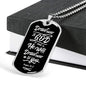 Draw Closer To God Scripture Inspired Psalm Necklace Stainless Steel or 18k Gold Dog Tag 24" Chain-Express Your Love Gifts