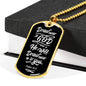 Draw Closer To God Scripture Inspired Psalm Necklace Stainless Steel or 18k Gold Dog Tag 24" Chain-Express Your Love Gifts